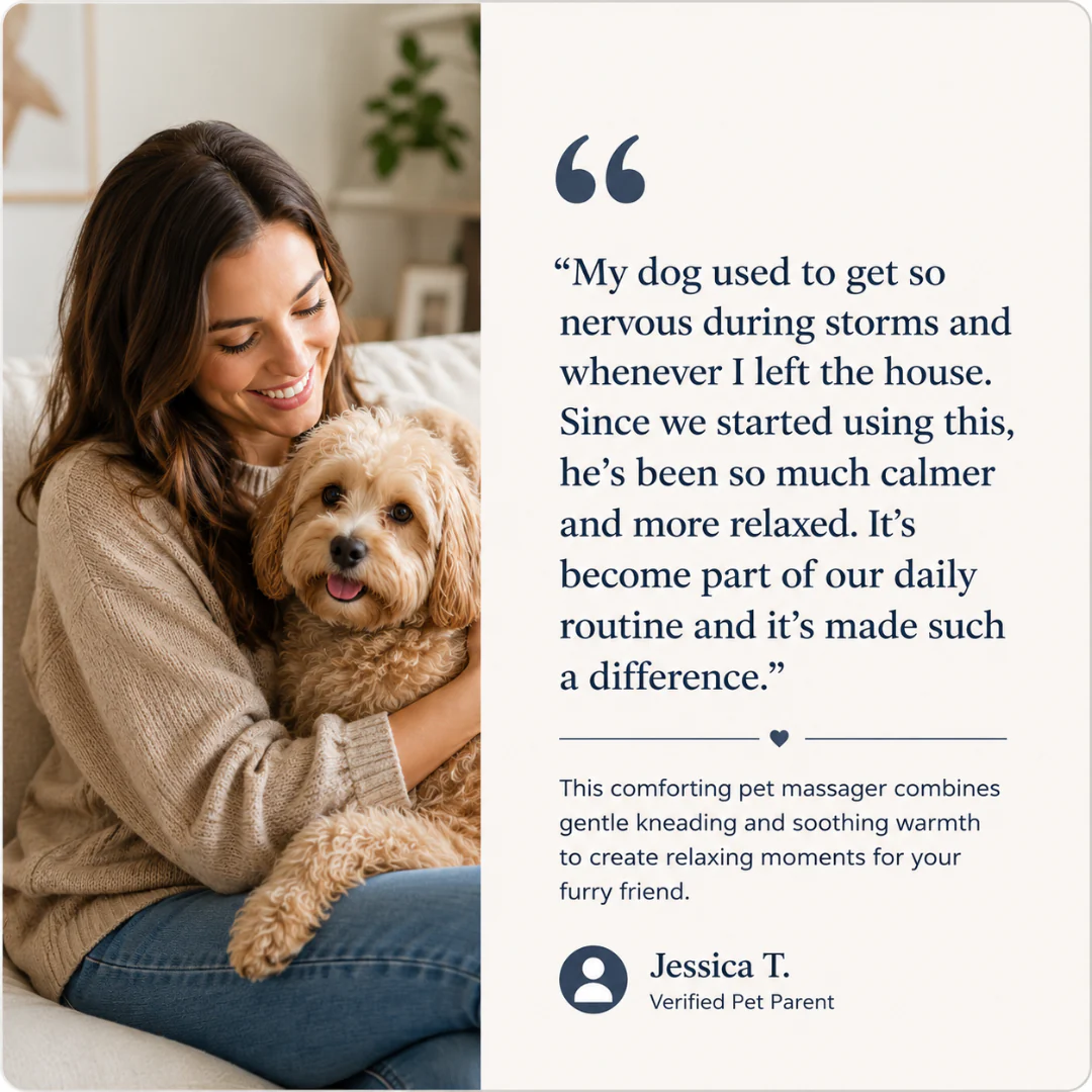 TheraPaw™ Calming Massager: For Pets & People.