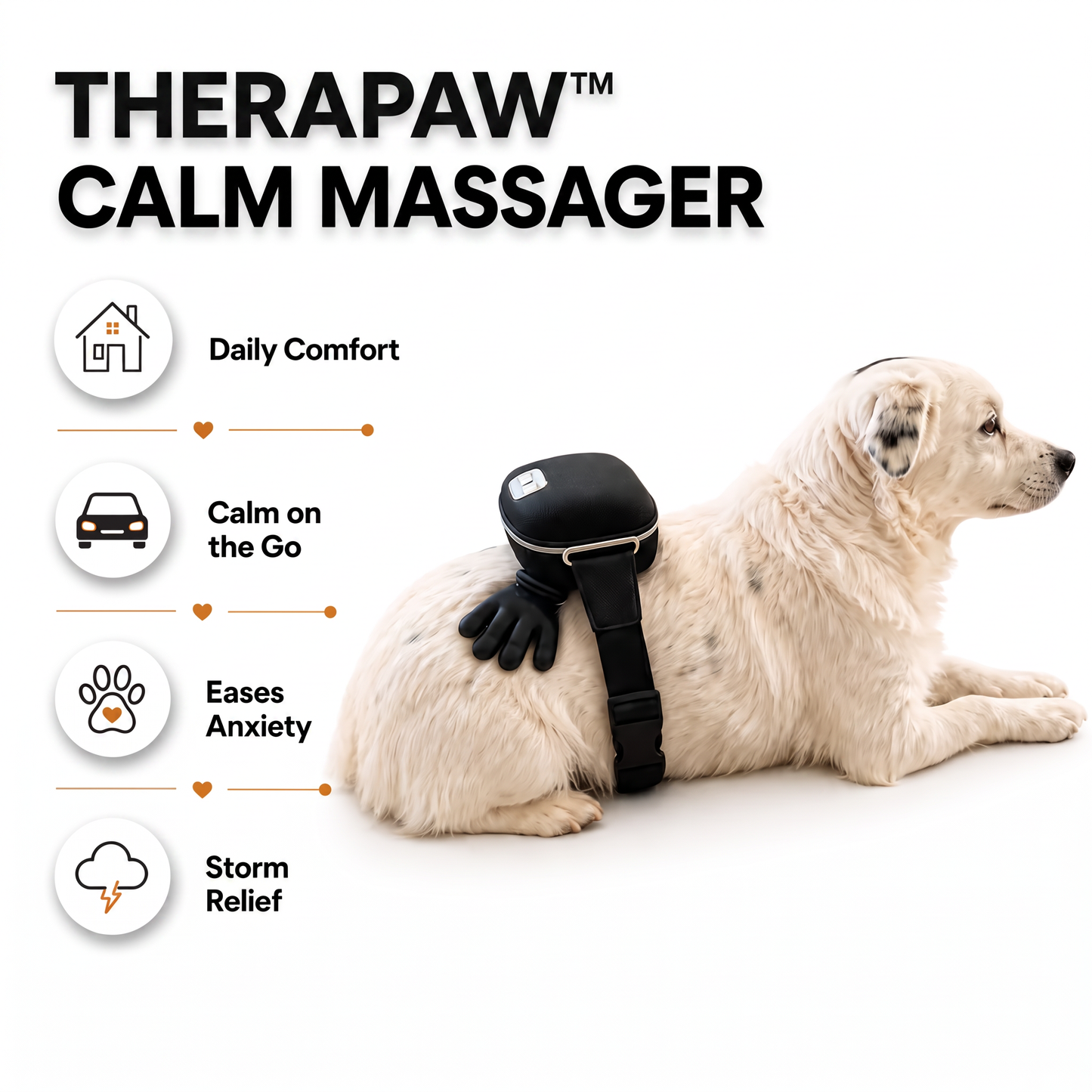 TheraPaw™ Calming Massager: For Pets & People.