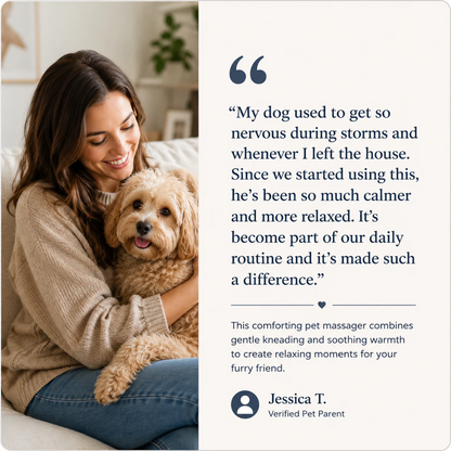 TheraPaw™ Calming Massager: For Pets & People.